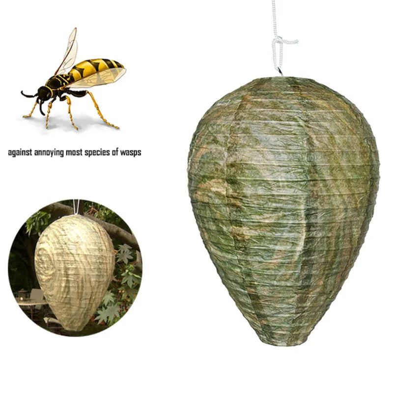 Hexagonal beehive paper lantern with wire frame measuring 22x28cm in photo colour