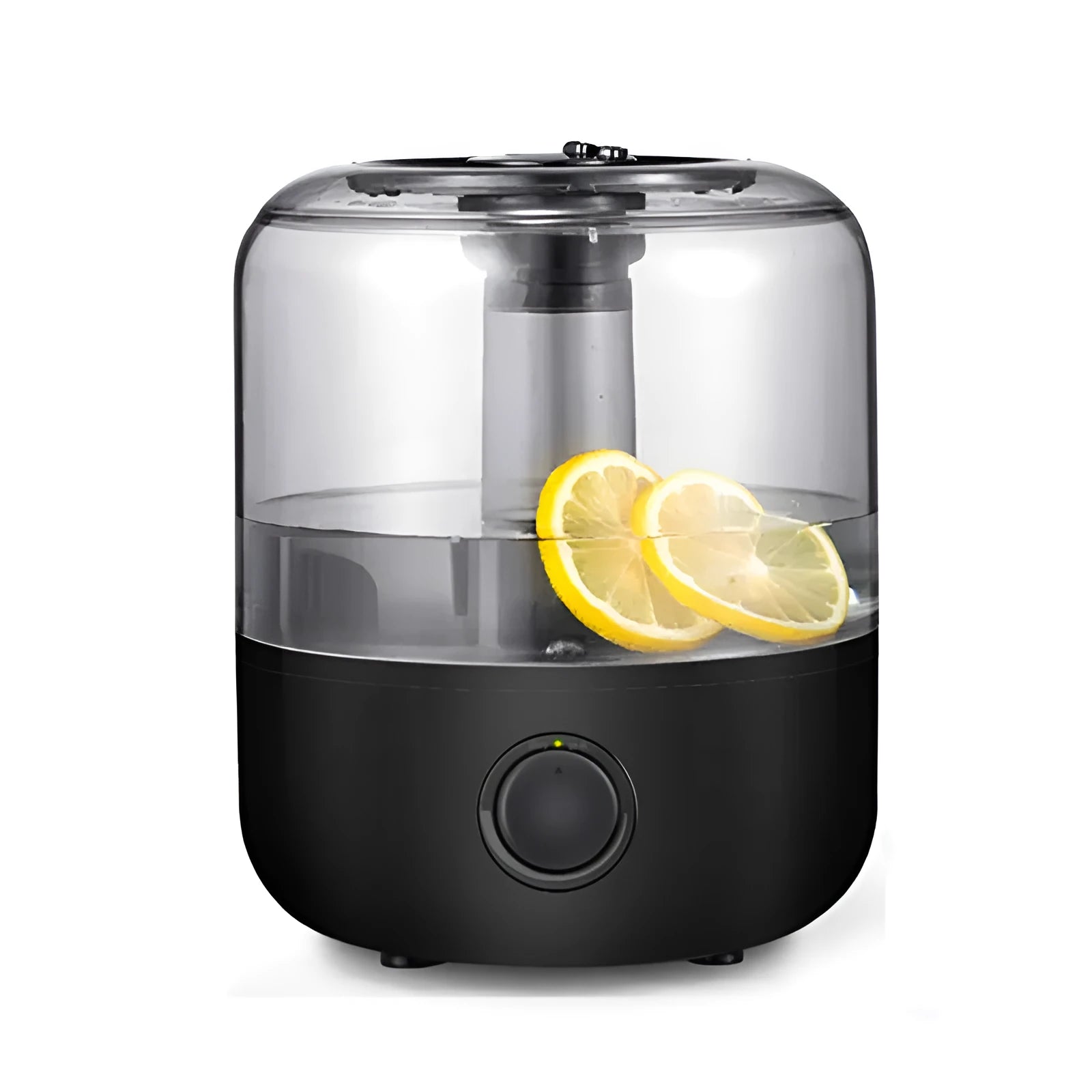 White mechanical humidifier with 3 litre tank on bedside table