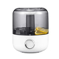 White mechanical humidifier with 3 litre tank on bedside table