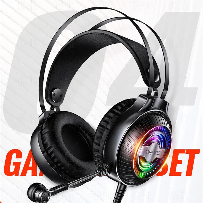 Wired PC headset with microphone in black or white colours showing 50mm speakers and 3.5mm plug