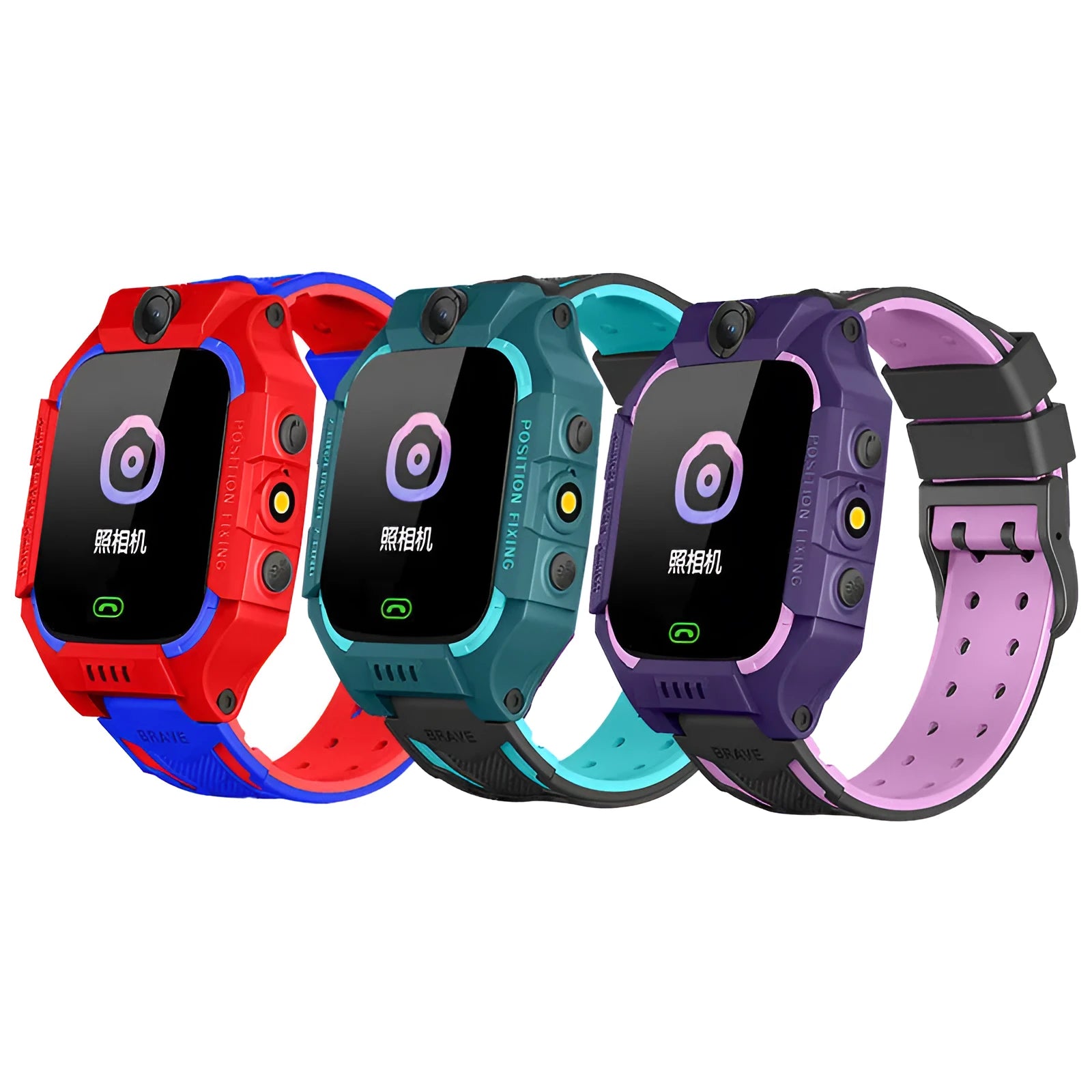 Z6 Q19 children's smart phone watch with colour options on a 1.44-inch touch screen display.