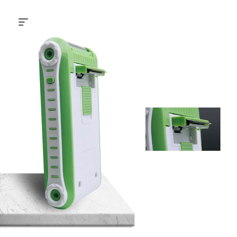 L2 reciprocating double-layer net electric shaver in photo colour with ABS construction