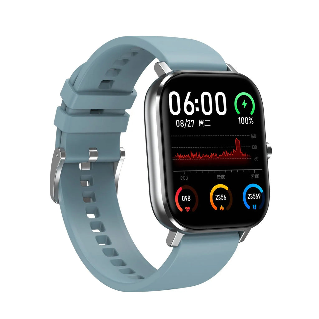Smart bracelet with 1.54-inch screen showing health metrics display on wrist