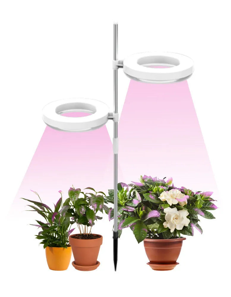 Desk plant growth lamp with full spectrum light for indoor plants, compact 160mm design