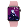 M16Plus smart watch in wolf grey on wrist, showing 1.8 inch touch screen and zinc alloy case.