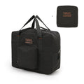 Cube-shaped sealable travel storage bag in black, grey, khaki, or pink.