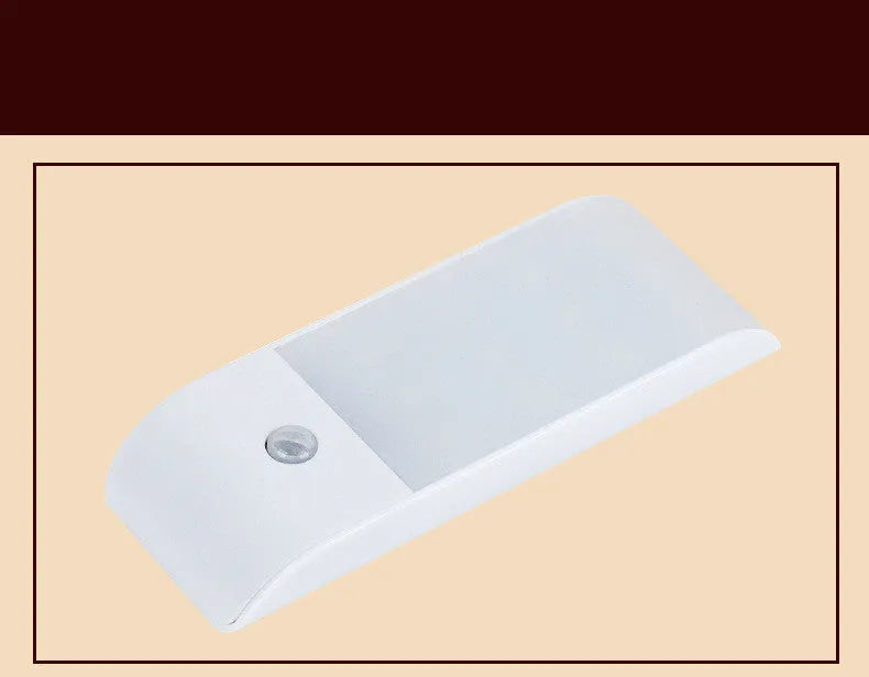 Rechargeable infrared sensor LED night light with PVC shade in white or yellow light options