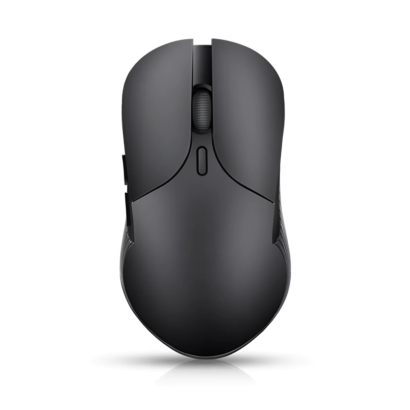 Blue smart voice mouse with 2.4G wireless translator and rechargeable battery on desk