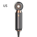 Foldable handle hair dryer with speed controls and hot cold air functions
