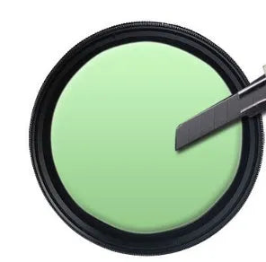 Multi-diameter adjustable camera neutral density filter set with adapter rings