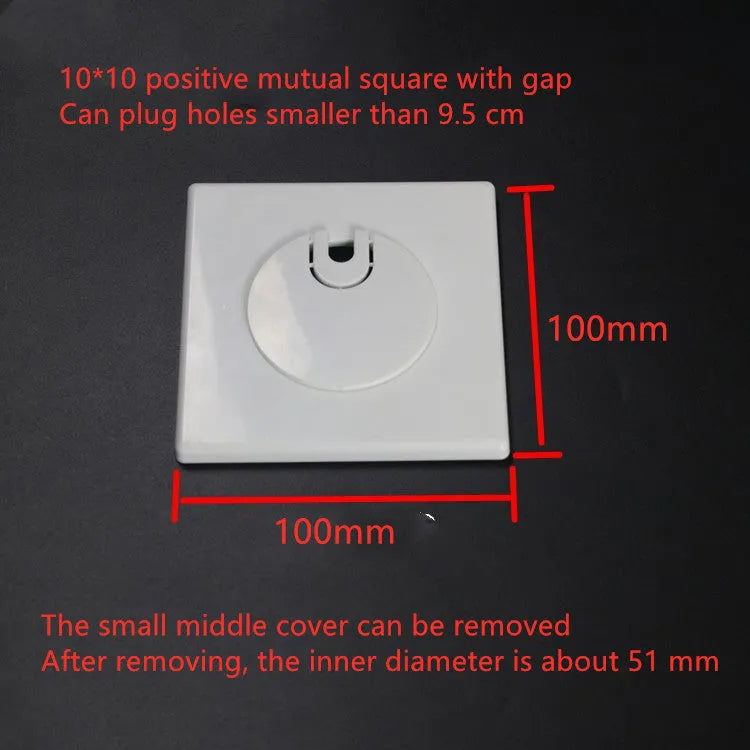 ABS decorative sticker covering ring for wall holes with 3M adhesive in multiple styles