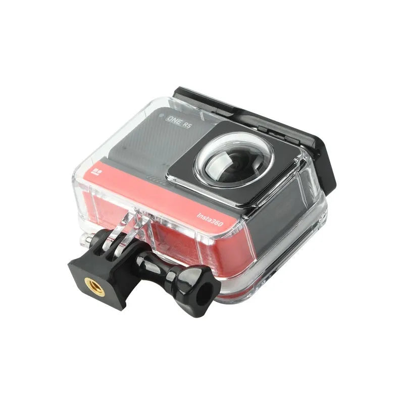 Transparent waterproof housing case for Insta360 One RS panoramic camera