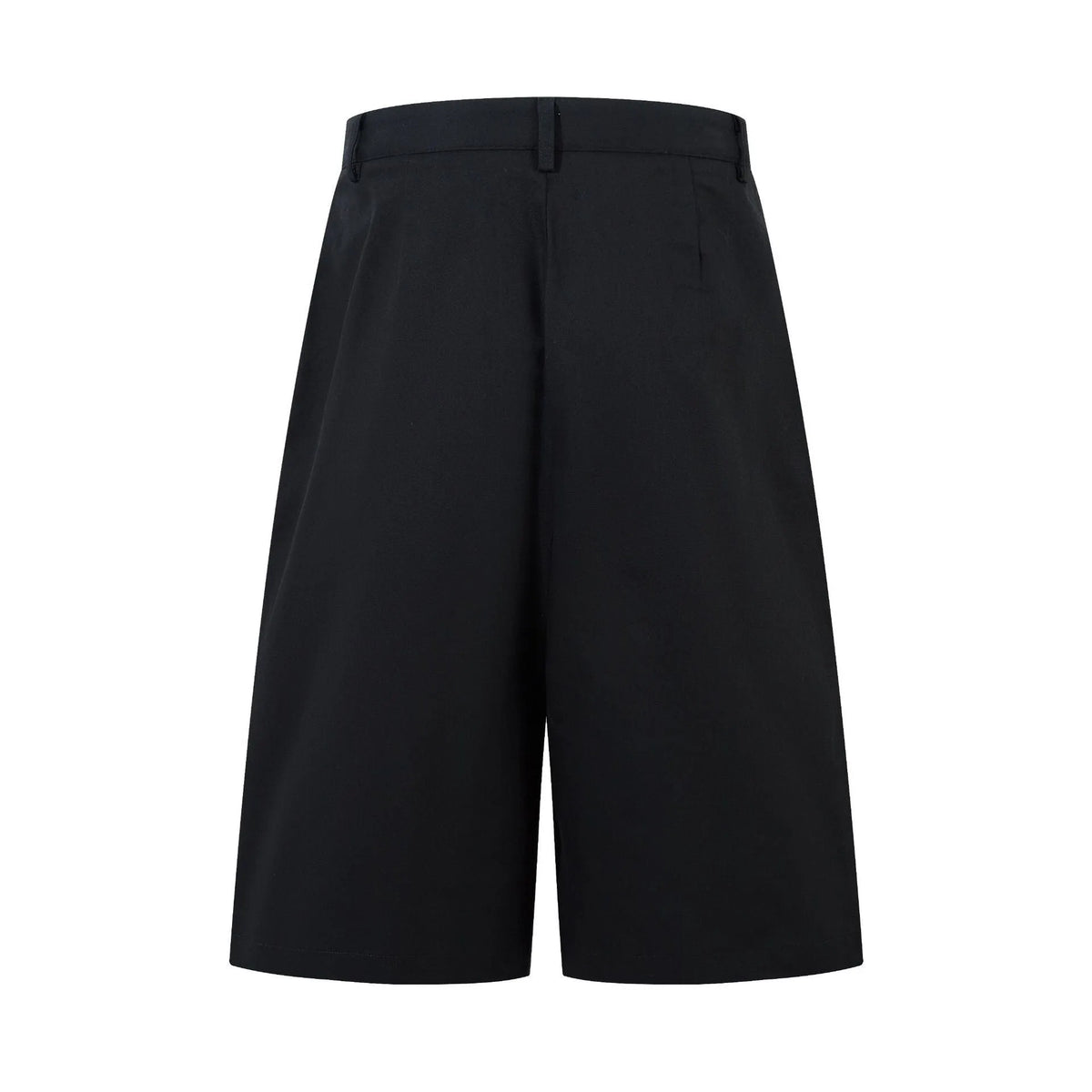 Retro loose fit wide leg straight denim trousers in black and green colours.