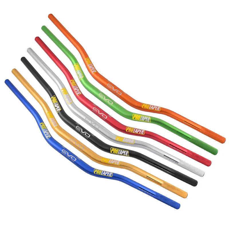 Orange aluminium alloy scrambling motorcycle handlebar 80x10cm dimensions