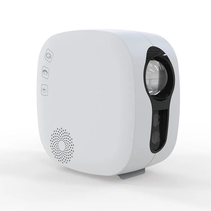 Laser starry sky projection lamp with Bluetooth music playing in modern simplicity design