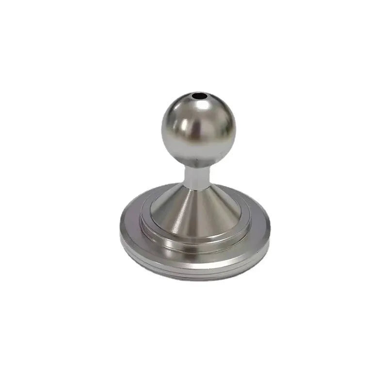 Aluminium alloy universal instrument panel mounting base plate in black or silver finish.