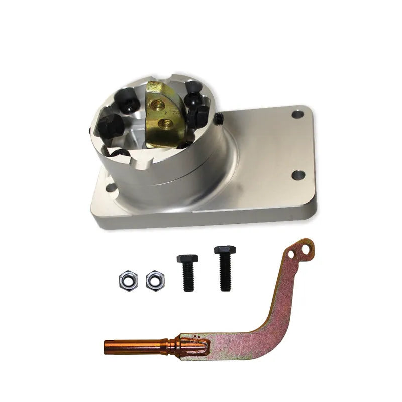 Silver aluminium alloy quick short rod gear shift lever for Horton vehicles