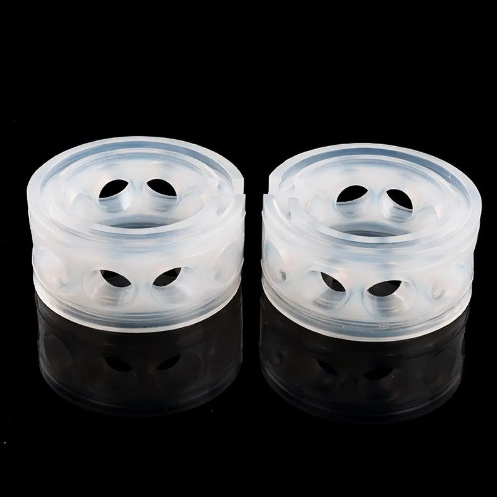 Transparent rubber spring shock absorbers for car modification with six size options