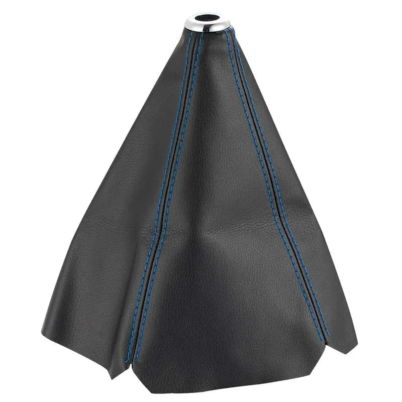 General Motors PU leather gear cover for manual transmission dust protection in black line colour
