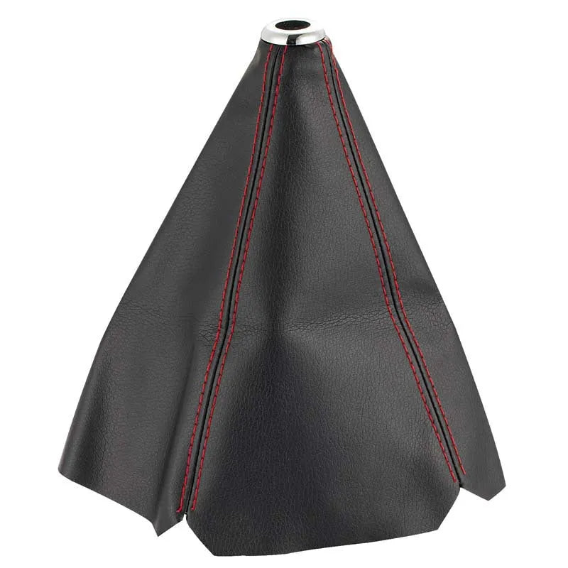General Motors PU leather gear cover for manual transmission dust protection in black line colour
