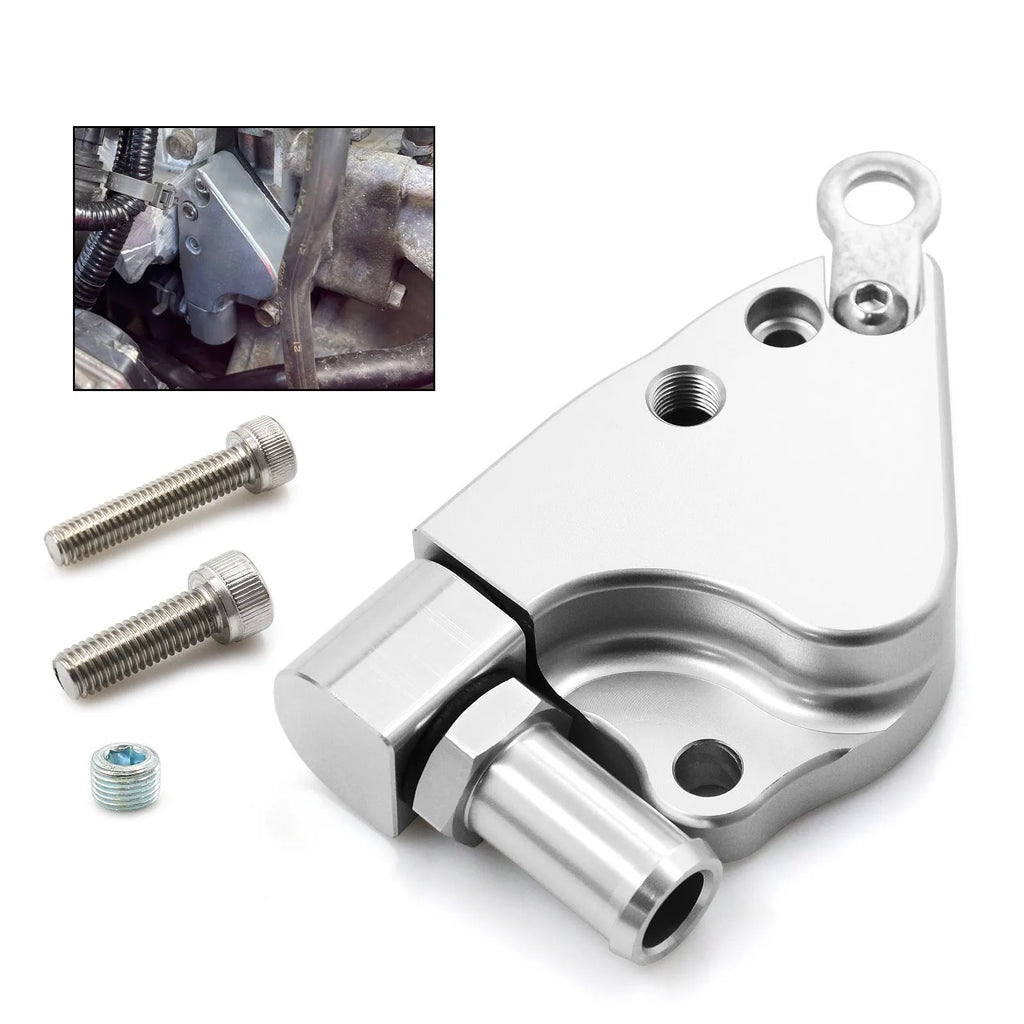 Aluminium K Series intake manifold coolant adapter for Honda K20 K24 engines
