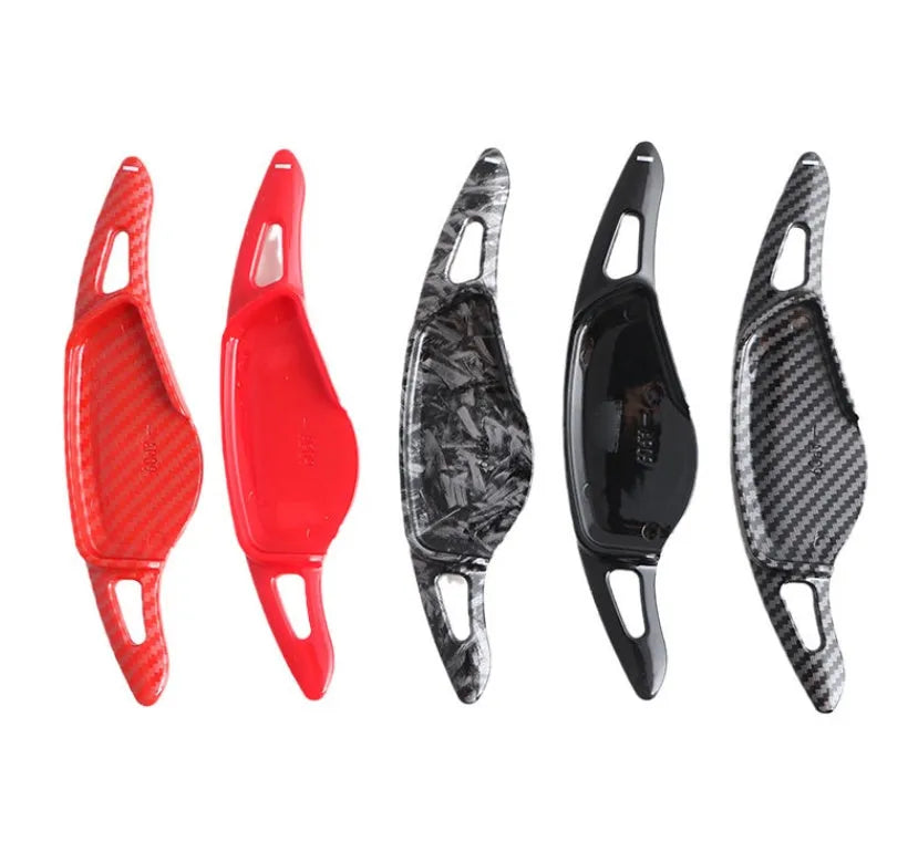Carbon fibre black steering wheel paddle shifter for interior car modification