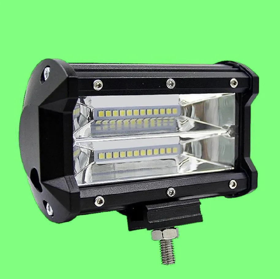 5-inch black LED work lamp with die-cast aluminium shell for off-road vehicles
