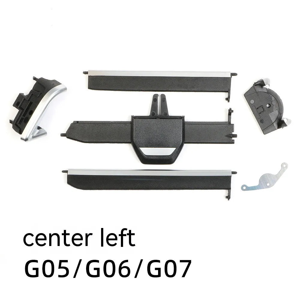 Black plastic front centre air vent replacement for BMW X5 X6 X7 dashboard