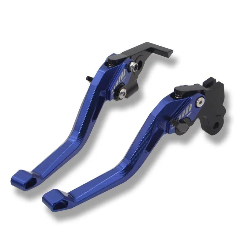 Motorcycle metal clutch lever in multiple colours with two-finger labour-saving design