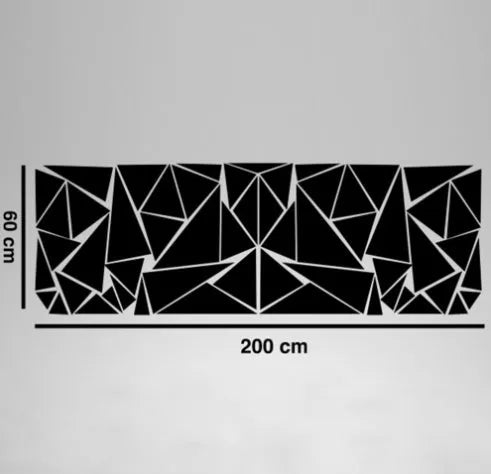 200cm by 60cm car decal sticker for waistline and rear wheel modification in five colour options