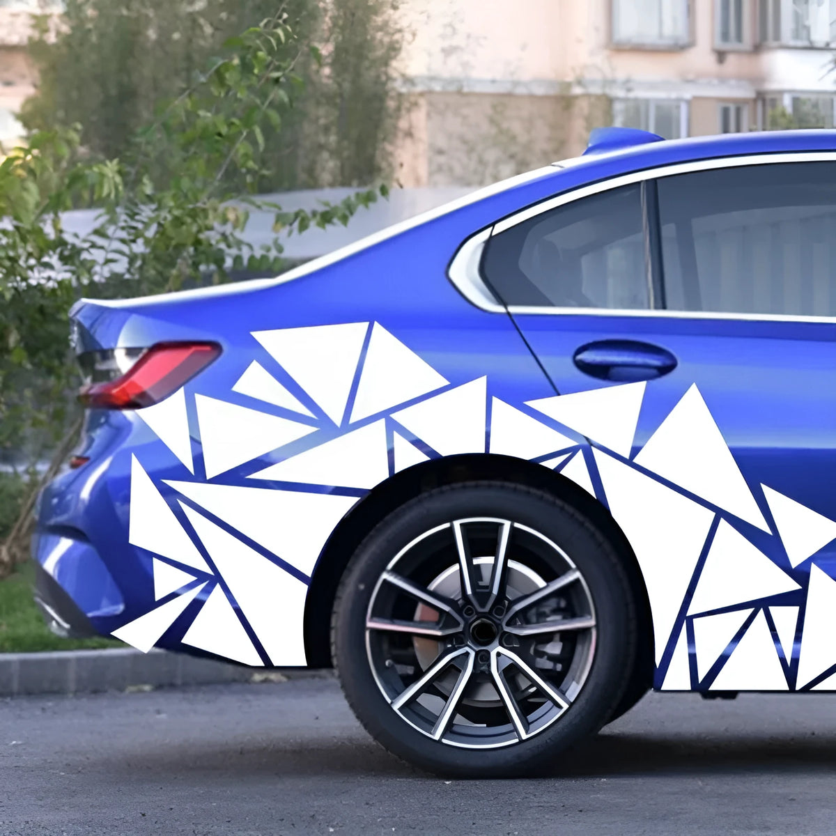200cm by 60cm car decal sticker for waistline and rear wheel modification in five colour options