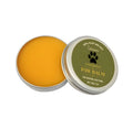 Round 5.5cm tin of 30g dog and cat paw protection cream for dry cracked pads