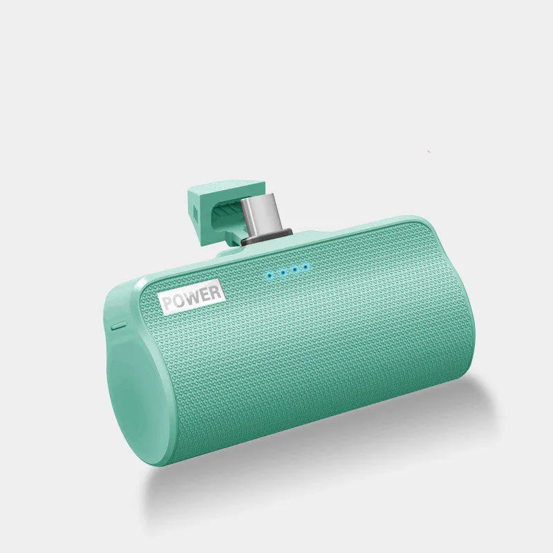 Creative universal power bank in black, green, pink or white colours with 3000mAh capacity