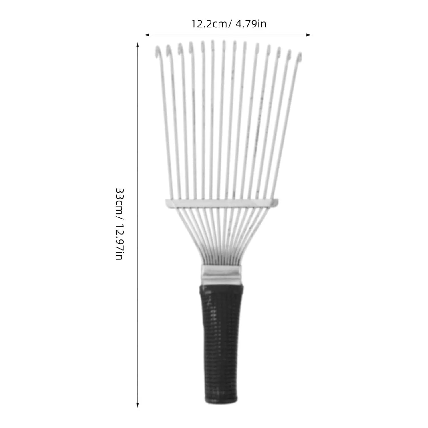 Stainless steel pet dematting brush rake comb for grooming horses and dogs