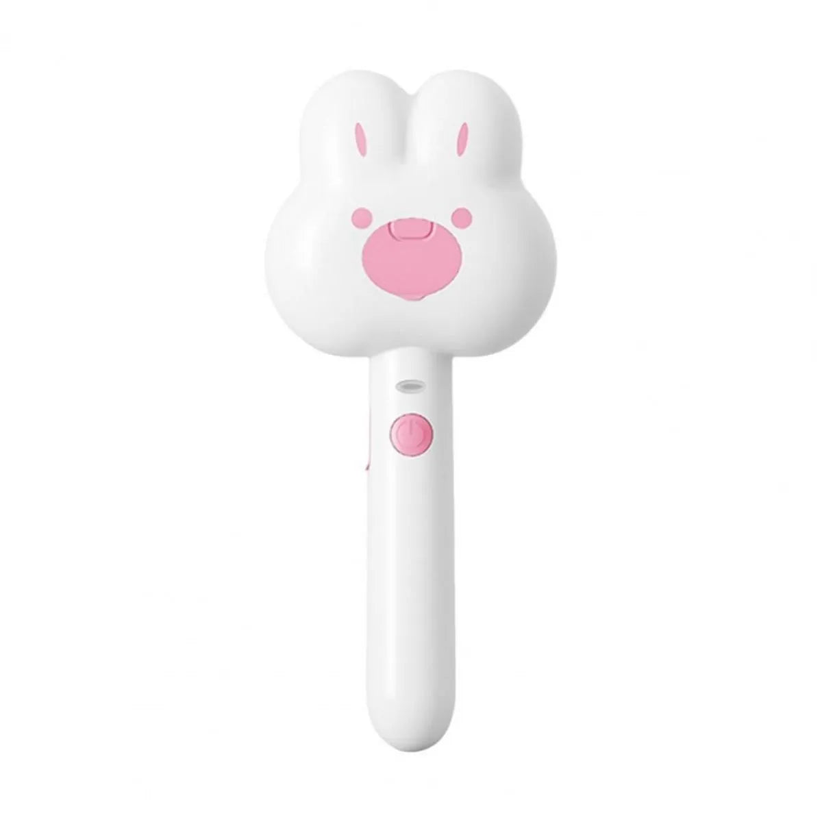 Rechargeable pet steam grooming brush in cartoon design with green, pink or white colour options