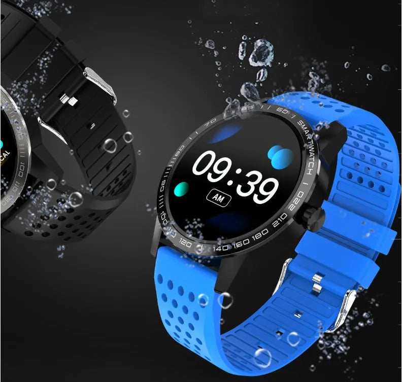 Smart bracelet with 1.3-inch colour screen displaying heart rate and fitness data