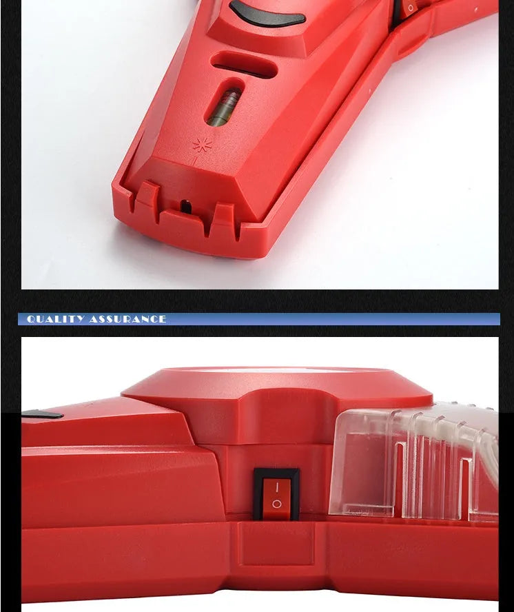 Red portable infrared laser level for woodworking with punching positioning function