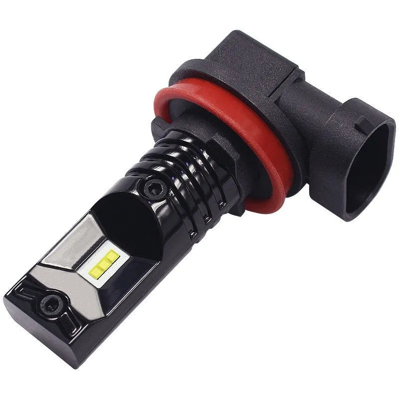 H11 H8 automotive LED front fog lamp with six CSP chips and aviation aluminium housing