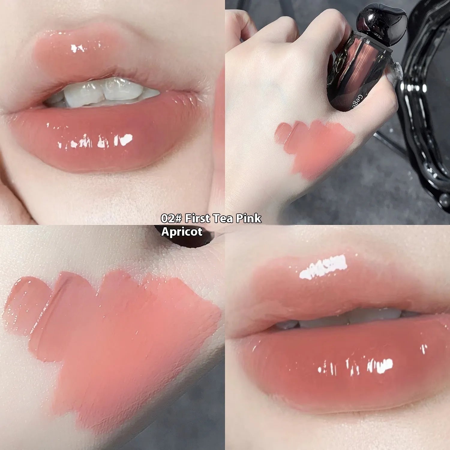 Glacier Lava Lip Lacquer mirror makeup gloss with seven colour options