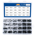 Black flat head laptop repair screws M1.4x16mm in bulk quantities for computer case assembly
