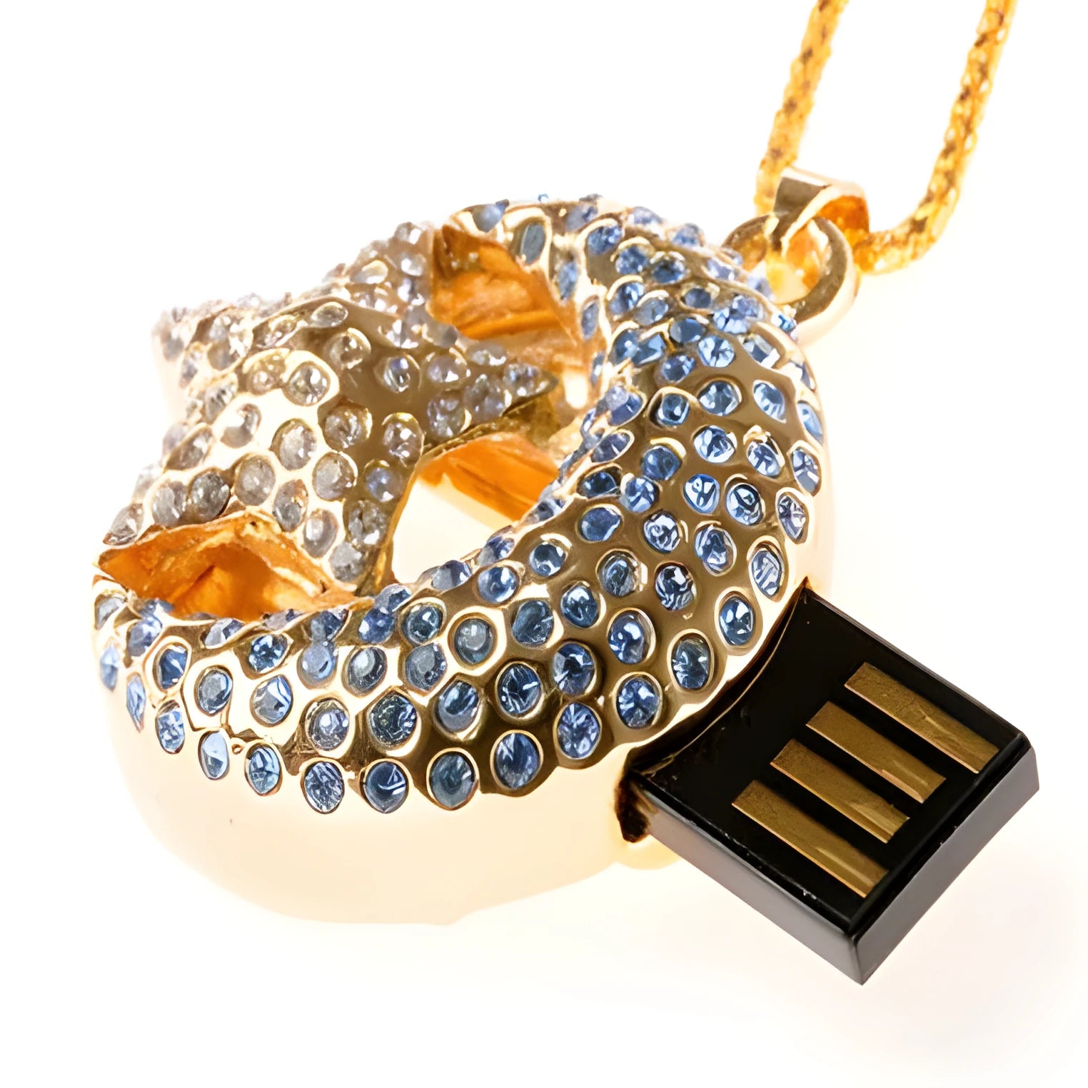 Jewelry Xingyue metal USB flash drive with creative U disk design