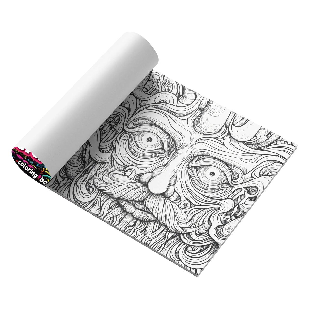 Acid tour coloured paper painting book with a length of 200mm