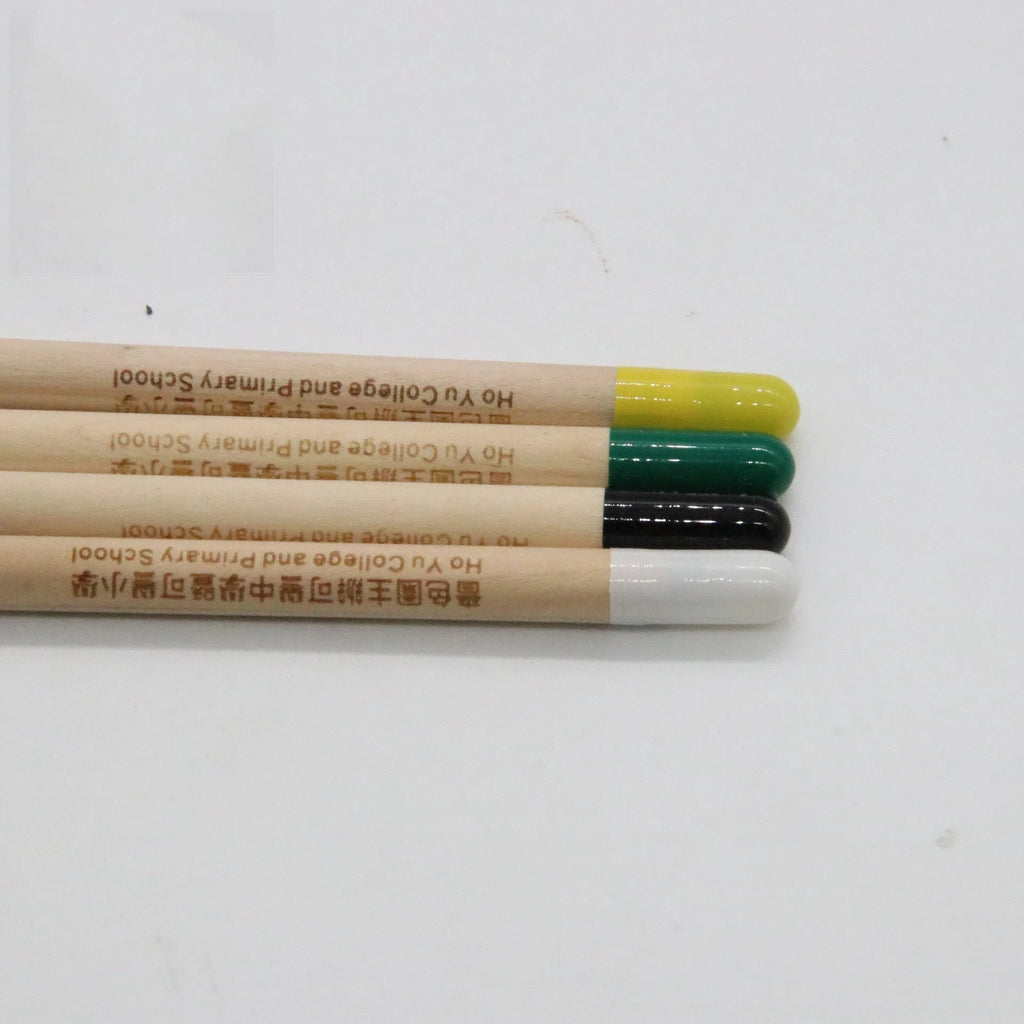 HB seed pencil with biodegradable capsule containing plant seeds in assorted colours