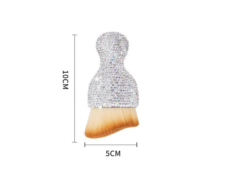 10cm car interior cleaning brush with PVC bristles for dust removal