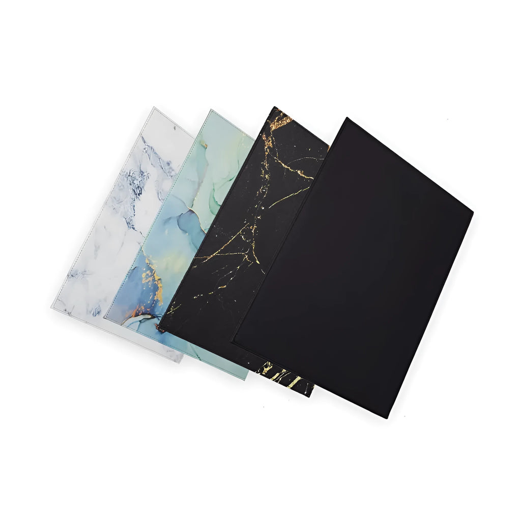 Black anti-radiation tablet pad with aluminium foil and silica gel construction measuring 30x40cm