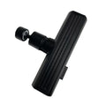 Kitchen faucet waterfall outlet connector with 360-degree swivel, ABS and copper body, Black or Silver finish.