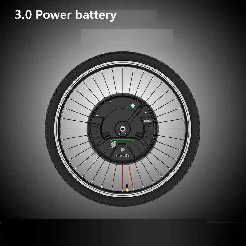 Micro-power bicycle lithium battery and plastic 12.6V5A charger for 26-inch bike hub motor conversion