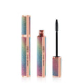 Black waterproof mascara tube for 4D volumised long thick curled eyelashes
