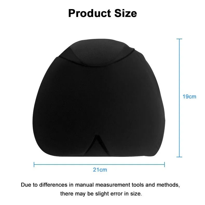 Simple solid colour cold compress cap with fully enclosed design shown in black, pink, and dark blue options