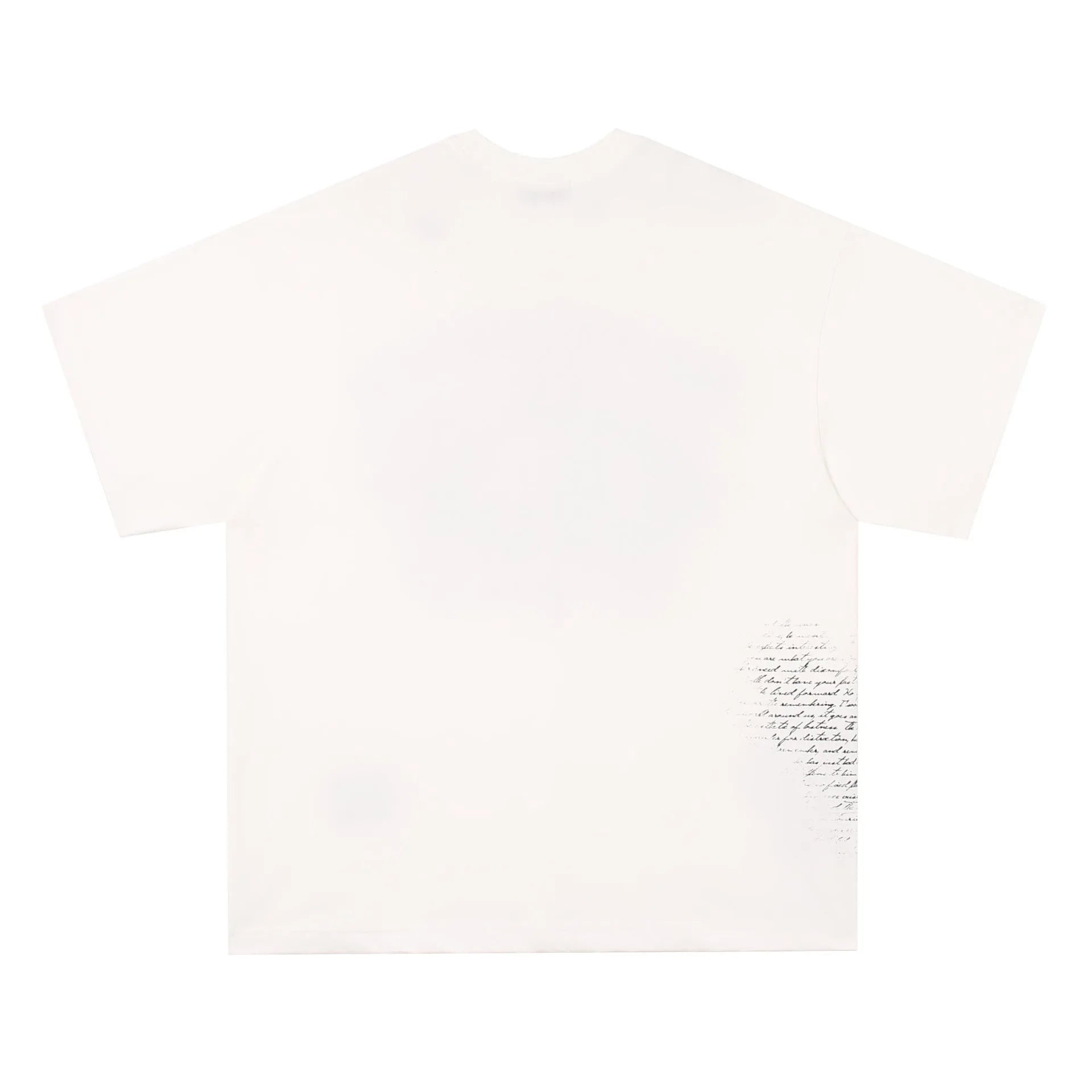Black and white American retro hip hop gothic T-shirt with letter designs, pure cotton, short sleeves